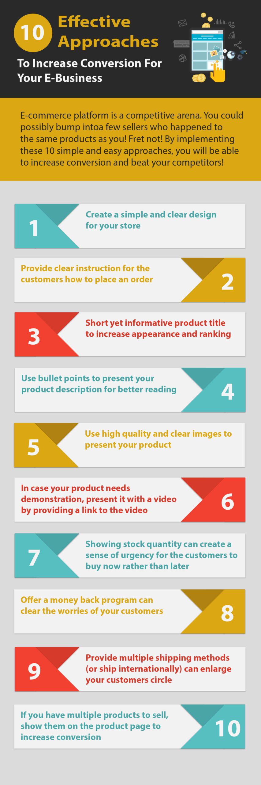10 Approaches for Higher Conversion